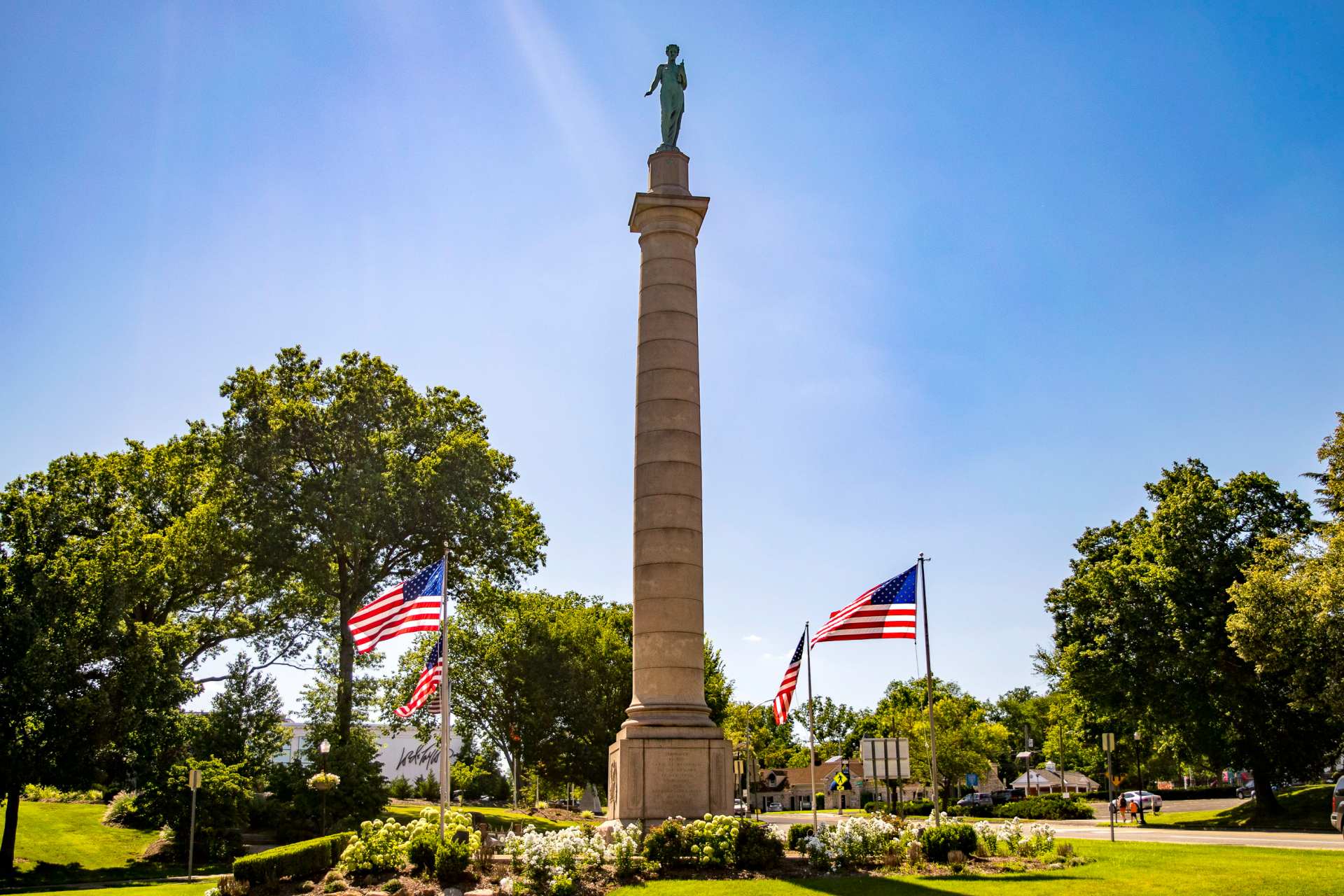 The monument in Westfield, NJ, near Willowstone Wealth's offices